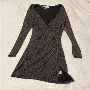 Rowa Dress with Plunge Neckline